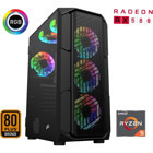 Xaser XSR445 Harici Radeon RX 580 AMD Ryzen 5 5600 16 GB Ram 256 GB SSD Tower FreeDos Masaüstü Bilgisayar