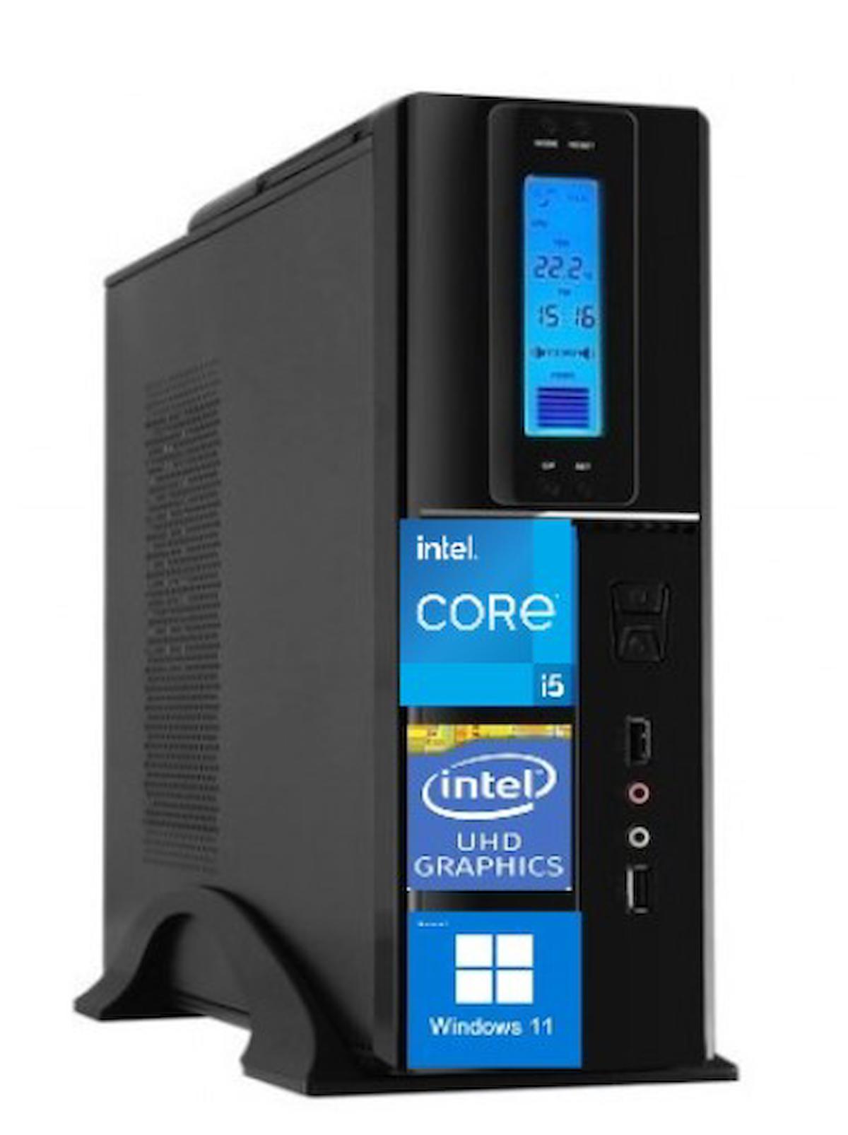 Zetta Flex SFF Harici GeForce GT 730 Intel Core i5 12400 64 GB Ram DDR4 2 TB SSD Tower Windows 11 Home Masaüstü Bilgisayar