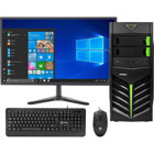 Zeiron SN112 Dahili Intel HD Graphics Intel Core i5 650 8 GB Ram 240 GB SSD Tower FreeDos 18.5 inç Monitörlü Masaüstü Bilgisayar