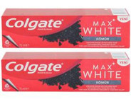 Colgate Max White Kömürlü Florürlü Diş Macunu 2x75 ml