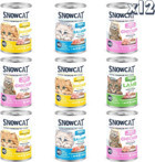 Snow Cat Premium Karışık Parça Etli-Soslu Yaş Kedi Maması 12x400 gr