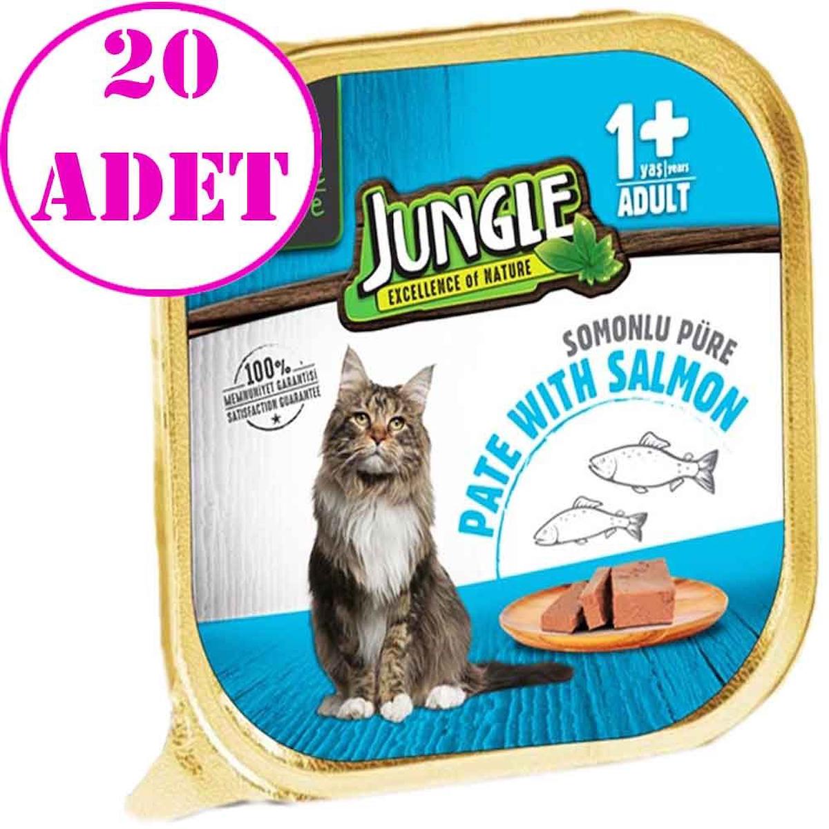 Jungle Balık Parça Etli Yaş Kedi Maması 20x100 gr