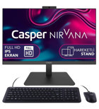 Casper Nirvana A60.5700-BF00X-V Dahili Radeon Vega 8 AMD Ryzen 7 5700U 16 GB Ram 1 TB SSD 23.8 inç Full HD Freedos All In One Bilgisayar