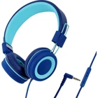Fertiong Gm-008 Silikonlu Mikrofonlu 3.5 Mm Jak Kablolu Kulaklık Mavi