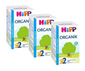 Hipp İnek Sütlü Tahılsız Glutensiz Organik Probiyotikli 2 Numara Devam Sütü 3x600 gr