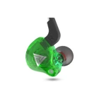 Qkz Sk9 Silikonlu Mikrofonlu Örgülü 3.5 Mm Jak Kablolu Kulaklık Yeşil