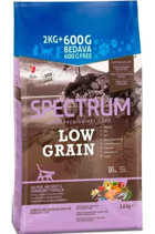 Spectrum Low Grain Somonlu Az Tahıllı Yetişkin Kuru Kedi Maması 2.6 kg