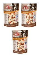 8in1 Flavours Meaty Et Tüm Irklar Yetişkin Köpek Ödül Bisküvisi 3x100 gr