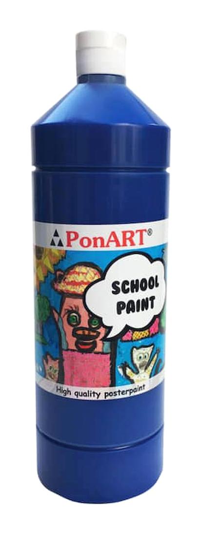 Ponart School Paint Koyu Mavi 250 ml Guaj Boya