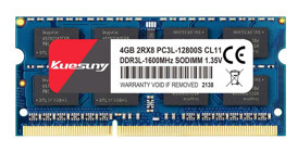 Kuesuny 4 GB DDR3 1x4 1600 MHz Ram