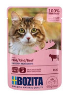 Bozita Biftek Parça Etli Yaş Kedi Maması 12x85 gr