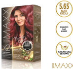 Maxx Deluxe 5-65 Nar Kızılı Krem Saç Boyası 50 ml