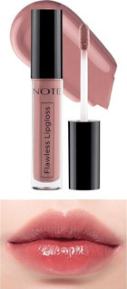 Note Flawless 3 Dried Rose Pembe Parlak Likit Fırçalı Ruj