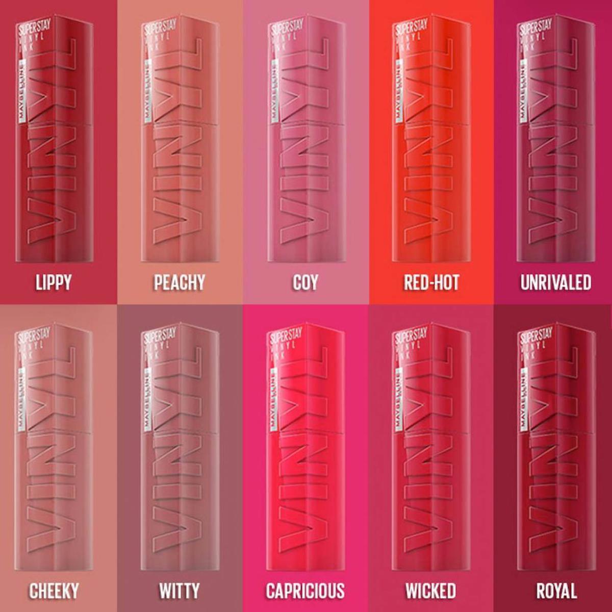 Maybelline New York Super Stay Vınyl Ink 8 Kalıcı Parlak Likit Fırçalı Ruj