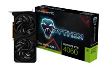 Gainward Python II RTX 4060 8 GB GDDR6 PCI-Express 4.0 DirectX 12 Ultimate 2 Fanlı 128 Bit Masaüstü NVIDIA Ekran Kartı