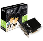 MSI GT 710 2 GB DDR3 PCI-Express 2.0 DX 12 Fansız Fansız Soğutma 64 Bit Masaüstü NVIDIA Ekran Kartı