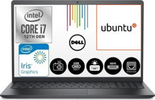 Dell Inspiron 15 3520 I35201013U Harici Intel Iris Xe Graphics Eligible Intel Core i7 1255U 8 GB Ram 1 TB SSD 15.6 inç Full HD Ubuntu Laptop