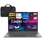 Casper Nirvana X600.139H-12-256 Harici Intel Iris Xe Graphics Eligible Intel Core i7 11390H 12 GB Ram 256 GB SSD 15.6 inç Full HD FreeDos Laptop + Çanta