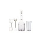 Fakir Stabmixer 600 ml Plastik Hazneli Turbolu 4'lü Blender Seti Beyaz