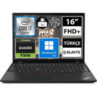 Lenovo Thinkpad P16S 21BT000GTX04 Harici Quadro T550 Intel Core i7 1260P 48 GB Ram 1 TB SSD 16 inç Full HD Windows 10 Pro Laptop