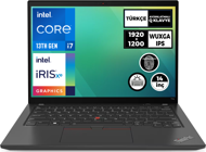 Lenovo Thinkpad T14 Gen 4 21HD0016TX 004 Harici Intel Iris Xe Graphics Eligible Intel Core i7 1355U 48 GB Ram 2 + 2 TB SSD 14 inç WUXGA FreeDos Laptop