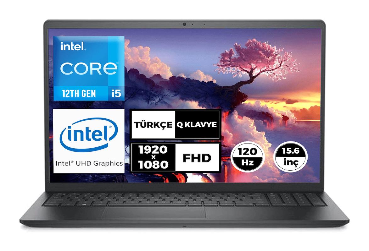 Dell Vostro 3520 N1611PV3520U 014 Harici Intel Iris Xe Graphics Eligible Intel Core i5 1235U 8 GB Ram 1 TB HDD + 1 TB SSD 15.6 inç Full HD FreeDos Laptop