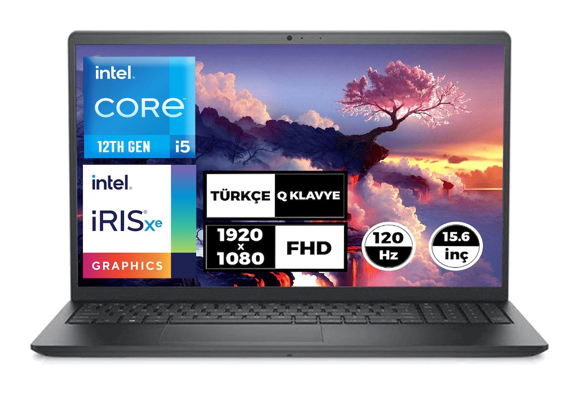 Dell Vostro 3520 N1611PV3520U 033 Harici Intel Iris Xe Graphics Eligible Intel Core i5 1235U 32 GB Ram 1 TB HDD + 1 TB SSD 15.6 inç Full HD Windows 11 Pro Laptop