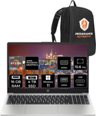 HP 255 G10 8A547EA Harici AMD Radeon RX Vega 7 AMD Ryzen 5 7530U 16 GB Ram 4 TB SSD 15.6 inç Full HD Windows 11 Pro Laptop + PER4 Çanta