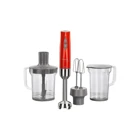 Korkmaz Vertex Mega 1250 ml Plastik Hazneli Buz Kırıcılı Turbolu 4 Bıçaklı 4'lü Blender Seti Nar Çiçeği