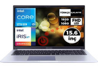 Asus Vivobook 15 X1502ZA-EJ1067 016 Harici Intel Iris Xe Graphics Eligible Intel Core i5 1235U 24 GB Ram 512 GB SSD 15.6 inç Full HD Windows 11 Pro Laptop