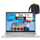 Asus Vivobook 15 X1504ZA NJ67003 Harici Intel Iris Xe Graphics Eligible Intel Core i5 1235U 8 GB Ram 1 TB SSD 15.6 inç Full HD FreeDos Laptop + Zetta Çanta