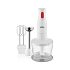 Sinbo 600 ml Buz Kırıcılı Turbolu 4 Bıçaklı 3'lü Blender Seti Beyaz