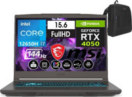 MSI Thin A15 B12VE-1891XTRW06 Harici GeForce RTX 4050 Intel Core i7 12650H 32 GB Ram 1 TB SSD 15.6 inç Full HD FreeDos Oyuncu Laptop + Zetta Çanta