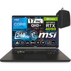 MSI Vector 17 HX A14VIG-879XTRW02 Harici GeForce RTX 4090 Intel Core i9 14900HX 24 GB DDR5 Ram 1 TB SSD 17 inç QHD+ FreeDos Oyuncu Laptop + Weblegelsin Çanta