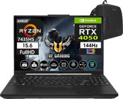 Asus Tuf Gaming A15 7435HS FA507NUR-LP03526 Harici GeForce RTX 4050 AMD Ryzen 7 7435HS 64 GB Ram 1 TB SSD 15.6 inç Full HD Windows 11 Home Oyuncu Laptop + Zetta Çanta