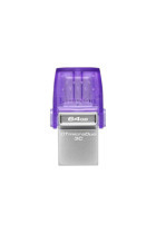 Kingston Data Traveler DTduo3Cg3 Çift Taraflı USB 3.2 Usb Type-A Type-C 64 GB Flash Bellek Mor