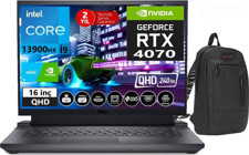 Dell G16 7630 G76302401024U16 Harici GeForce RTX 4070 Intel Core i9 13900HX 8 GB Ram 512 GB SSD 16 inç QHD+ Windows 11 Home Oyuncu Laptop + Zetta Çanta