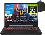 Asus Tuf Gaming F15 FX507VI-LP09641 Harici GeForce RTX 4070 Intel Core i7 13620H 64 GB Ram 512 GB SSD 15.6 inç Full HD Windows 11 Pro Oyuncu Laptop + Zetta Çanta