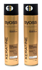 Syoss Islak Görünüm Keratinli Güçlü Saç Spreyi 2x400 ml