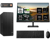 Hp Pro 290 G9 8T2W9ESMNT3328 Harici GeForce GT 1030 Intel Core i5 13500 32 GB Ram 1 TB SSD Tower FreeDos 21.5 inç Monitörlü Masaüstü Oyuncu Bilgisayarı + PER4 BELLEK