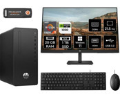 Hp 295 G9 6D391EAMNT3418 Harici GeForce GT 1030 AMD Ryzen 3 5300G 20 GB Ram 1 TB SSD Tower Windows 11 Pro 21.5 inç Monitörlü Masaüstü Oyuncu Bilgisayarı + PER4 BELLEK