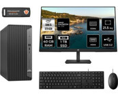 Hp Pro 400 G9 6U3M8EAMNT1338 Harici Radeon RX 550 Intel Core i5 12400 40 GB Ram 1 TB SSD Tower FreeDos 21.5 inç Monitörlü Masaüstü Oyuncu Bilgisayarı + PER4 BELLEK