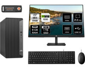 Hp Pro 400 G9 6U3M8EAMNT3303 Harici GeForce GT 1030 Intel Core i5 12400 8 GB Ram 1 TB SSD Tower FreeDos 21.5 inç Monitörlü Masaüstü Oyuncu Bilgisayarı + PER4 BELLEK