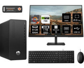 Hp 295 G9 6D391EAMNT2403 Harici GeForce GT 730 AMD Ryzen 3 5300G 8 GB Ram 1 TB SSD Tower Windows 11 Pro 21.5 inç Monitörlü Masaüstü Oyuncu Bilgisayarı + PER4 BELLEK