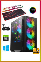 Zeiron Rog X30 Harici GeForce RTX 3060 Intel Core i3 10100F 16 GB Ram 1 TB HDD + 512 GB SSD Tower FreeDos Masaüstü Oyuncu Bilgisayarı