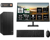 Hp Pro 290 G9 8T2W9ESMNT3385 Harici GeForce GT 1030 Intel Core i5 13500 36 GB Ram 4 TB SSD Tower Windows 11 Home 21.5 inç Monitörlü Masaüstü Oyuncu Bilgisayarı + PER4 BELLEK