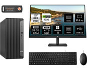 Hp Pro 400 G9 6U3M8EAMNT3380 Harici GeForce GT 1030 Intel Core i5 12400 32 GB Ram 4 TB SSD Tower Windows 11 Home 21.5 inç Monitörlü Masaüstü Oyuncu Bilgisayarı + PER4 BELLEK