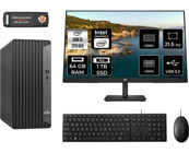 Hp Pro 400 G9 6U3M8EAMNT348 Dahili Intel UHD Graphics 730 Intel Core i5 12400 64 GB Ram 1 TB SSD Tower FreeDos 21.5 inç Monitörlü Masaüstü Bilgisayar + PER4 BELLEK