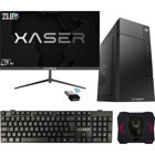 Xaser XSR392 Dahili Intel HD Graphics Intel Core i5 650 8 GB Ram 256 GB SSD Tower FreeDos 23.8 inç Monitörlü Masaüstü Bilgisayar