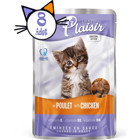 Plaisir Pouch Kitten Tavuk Yaş Kedi Maması 8x100 gr